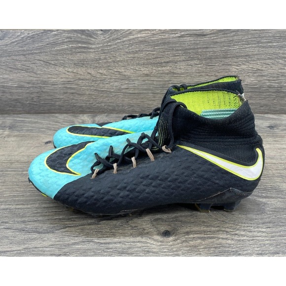Nike Skin Hypervenom Phatal 3 Soccer Cleats Women's Size 8 Aqua Blue 881546 - Picture 1 of 14